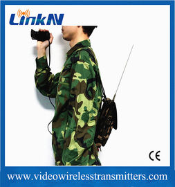 Военный тактический передатчик HDMI Manpack COFDM &amp; внутренная связь AES256 CVBS двухсторонняя сила выхода шифрования 2W