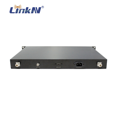 ширина полосы частот AC 100-240V держателя шкафа передатчика HDMI SDI 1U COFDM видео- регулируемая