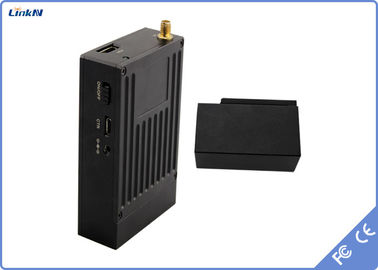 Батарея шифрования высокого уровня безопасности AES256 задержки H.264 передатчика COFDM Poiice спрятанная сыщиком видео- низкая использующая энергию