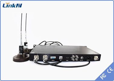 Изрезанная военная Корабл-установленная антенн безопасности AES256 Encrytpion приемника HDMI SDI COFDM задержка высоких двойных низкая