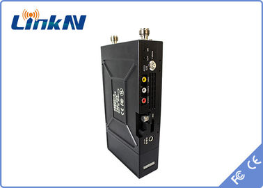 1-3km Тел-несенный передатчик COFDM QPSK HDMI полиции видео- &amp; задержка AES256 CVBS H.264 низкое шифрование