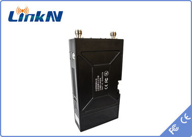 Передатчик COFDM QPSK HDMI полиции видео- &amp; задержка AES256 CVBS H.264 низкое шифрование с батареей