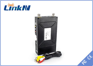 Тел-несенный передатчик COFDM QPSK HDMI полиции видео- &amp; задержка AES256 CVBS H.264 низкое шифрование