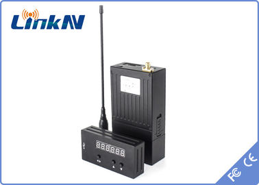 шифрование 200-2700MHz высокого уровня безопасности AES256 задержки H.264 передатчика COFDM шпиона 1km видео- низкое