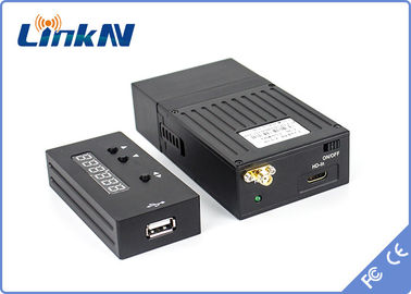 батарея шифрования высокого уровня безопасности AES256 задержки H.264 Transmtiter COFDM полицейского детектива 1km скрытая видео- низкая использующая энергию