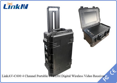 Тактический приемник HDMI CVBS COFDM видео- с поддержками HDD батареи &amp; дисплея &amp; записью на карте TF