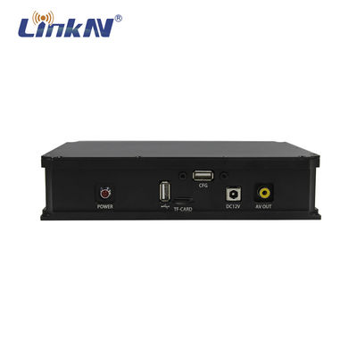 Шифрования PAL COFDM QPSK AES передатчика сетноого-аналогов NTSC UGV DC 12V задержки беспроводного видео- низкий