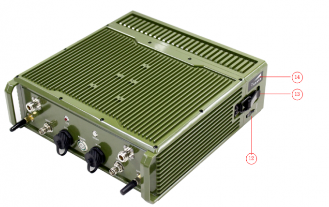 Шифрование GPS/BD WIFI IP66 2 наивысшей мощности AES256 изрезанного радио СЕТКИ IP & 4G-LTE базовой станции 10W