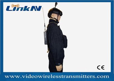Военное шифрование HDMI системы AES256 COFDM беспроводное видео- &amp; ширина полосы частот CVBS H.264 2-8MHz батарея использующая энергию