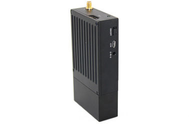 1.5km спрятанная видео- батарея шифрования высокого уровня безопасности AES256 задержки H.264 полицейского детектива COFDM передатчика низкая использующая энергию