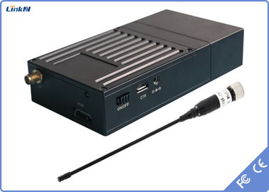 передатчик HDMI &amp; CVBS 1.5km COFDM видео- для латентности AES256 полиции военной низкой