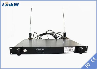 Приемник HDMI SDI CVBS COFDM видео- Корабл-установил прием разнообразия антенны низкой задержки 1-RU двойной