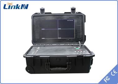 4-канальный цифровой видеоприемник COFDM H.264 AES256 Шифрование для командования чрезвычайными ситуациями