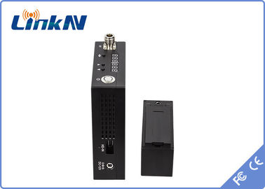 Долгосрочный передатчик COFDM HDMI Manpack видео- &amp; безопасность AES256 CVBS высокая батарея шифрования использующая энергию