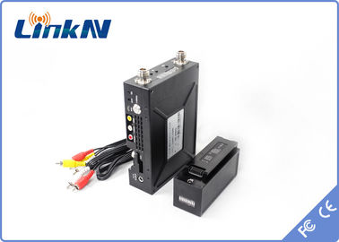 2W военный видео- передатчик шифрование задержки AES256 COFDM QPSK HDMI &amp; CVBS H.264 низкое