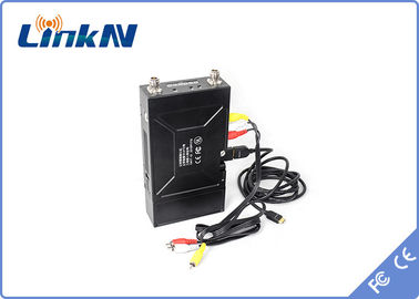 Передатчик QPSK HDMI COFDM видео- &amp; задержка AES256 CVBS H.264 низкое шифрование с батареей