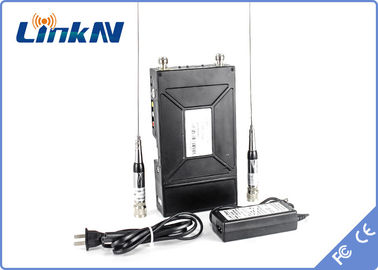 Шифрования силы AES256 передатчика 2W полиции задержка 300-2700MHz тактического COFDM видео- низкая