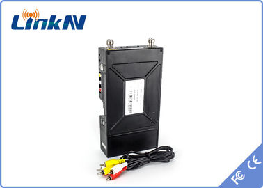 LKAV1506 телесное полицейское видеопередатчик COFDM QPSK HDMI &amp; CVBS H.264 Low Delay AES256 шифрование