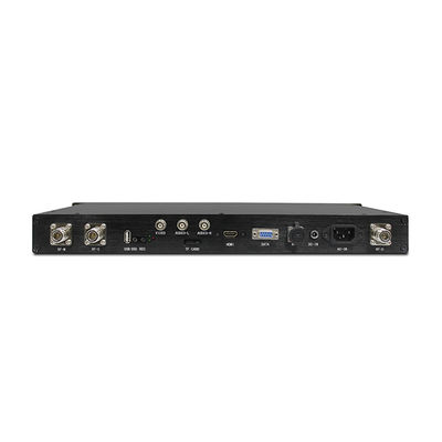 латентность DC-12V приема разнообразия приемника FHD HDMI SDI CVBS 1U Shipborne COFDM видео- низкая