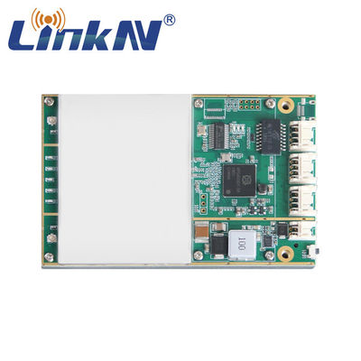 Модуль 4W MIMO AES256 350MHz-4GHz радио СЕТКИ IP военной полиции ориентированный на заказчика